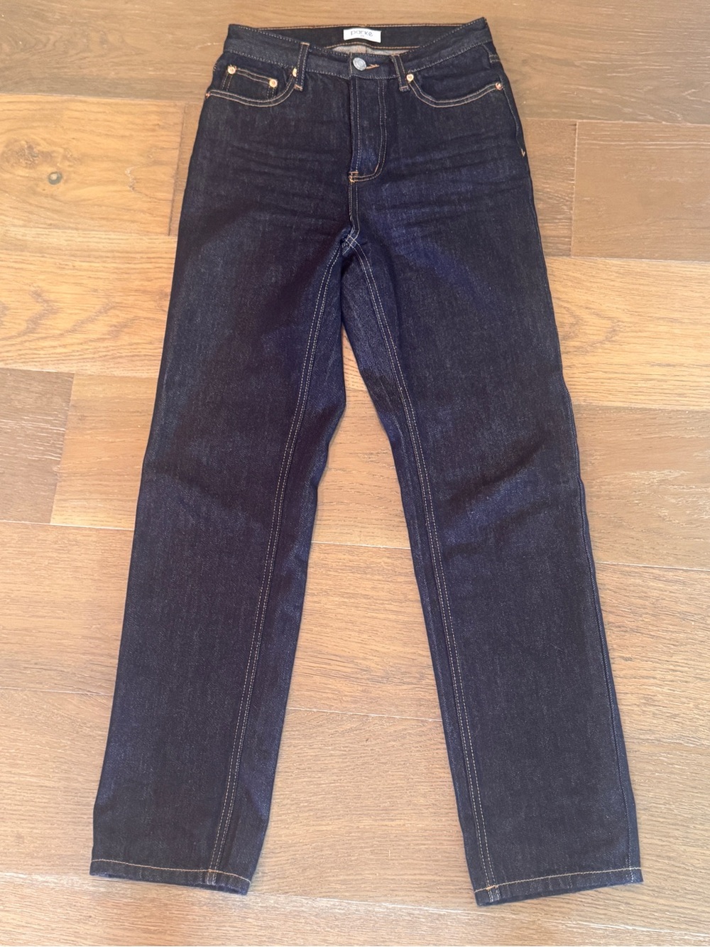 Women's Straight-Leg Jeans in Dark Indigo